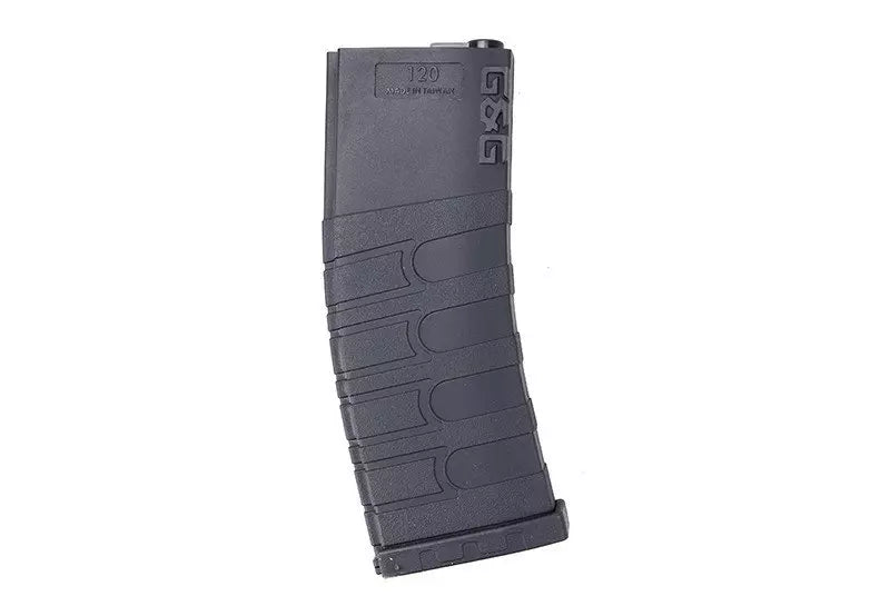 120rd mid-cap magazine for M4/M16 type replicas - black