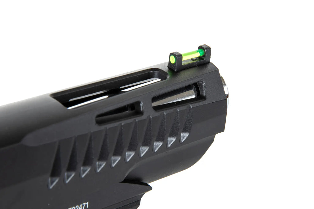 Airsoft Gas Pistol Modify Trinity Hi-Capa 5.1  nylon slide Black