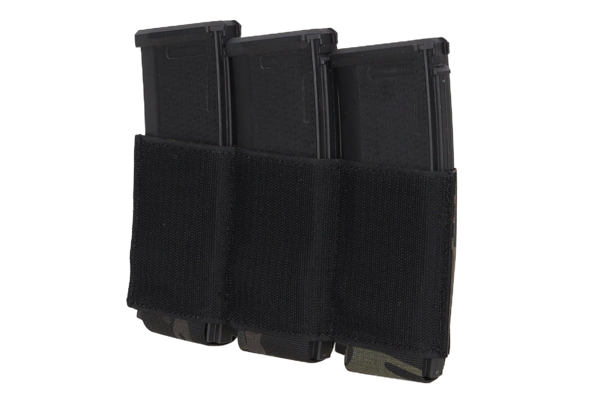 Triple magazine pouch 5.56 mm Wosport MC Black