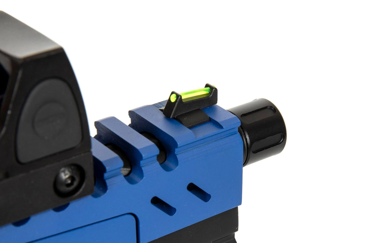 Hi-Capa 5.1 Split Side Pistol Replica - Blue / Black (with BDS Sight)