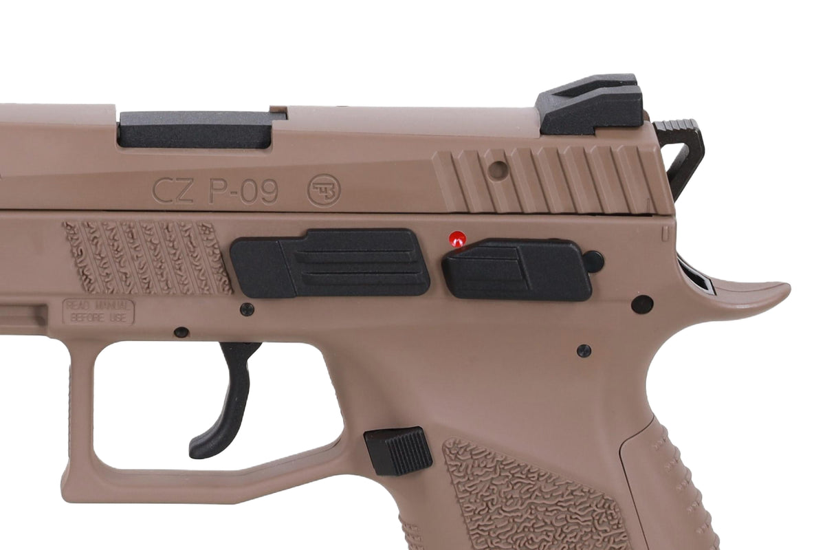 CZ P-09 GBB Pistol (Full polymer) – Tan