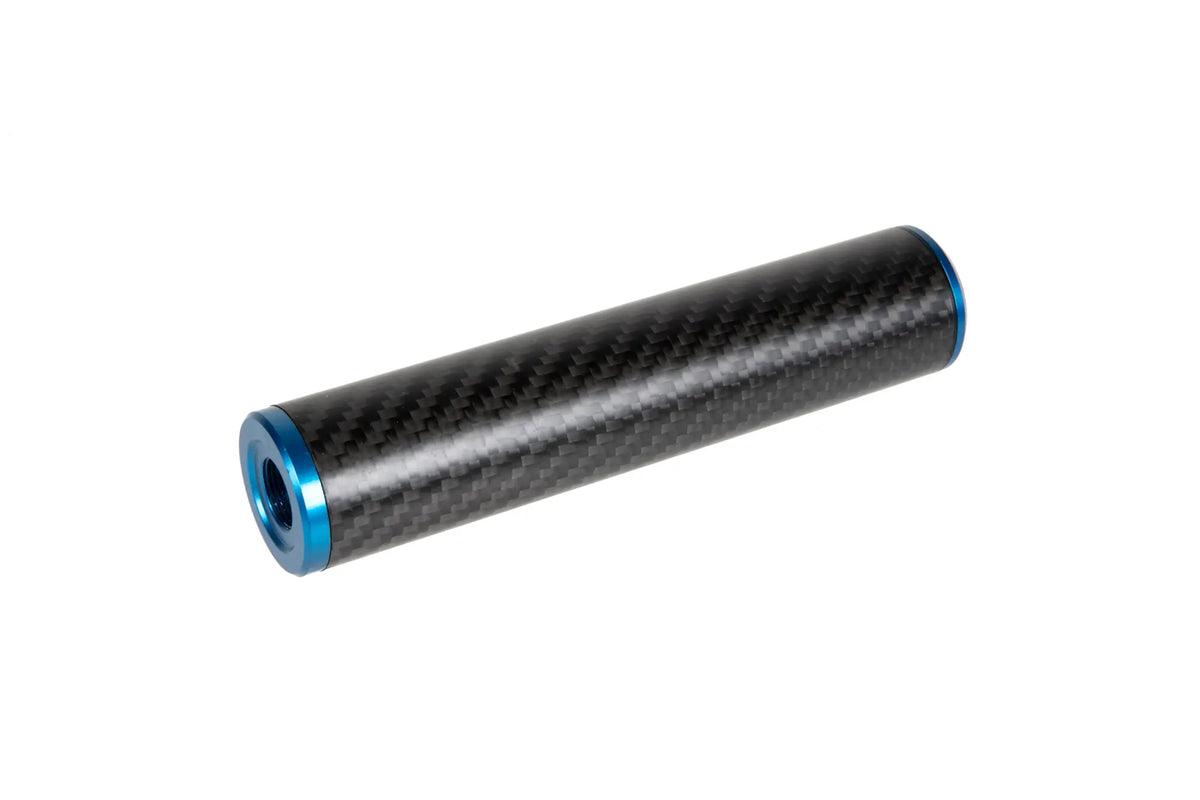 Carbon Silencer 30x150mm - Blue