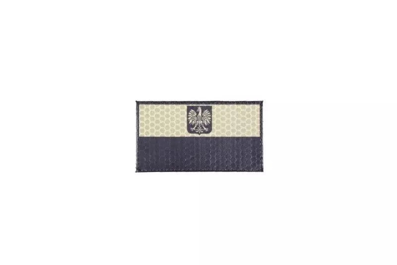 IR patch - Polish flag witch emblem - tan
