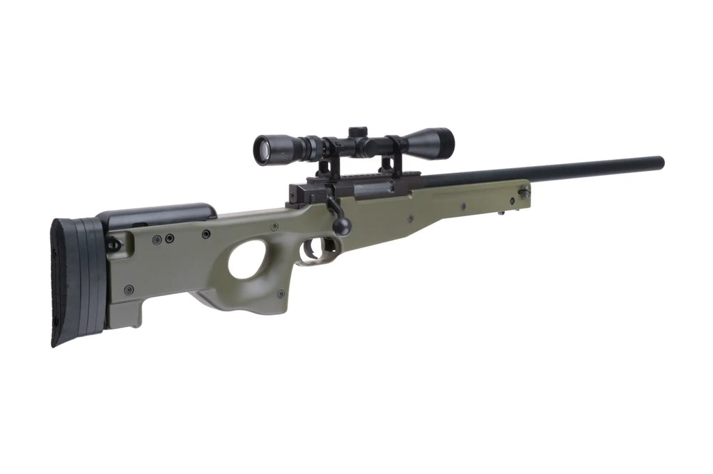 WELL MB01 ASG sniper rifle with scope Olive