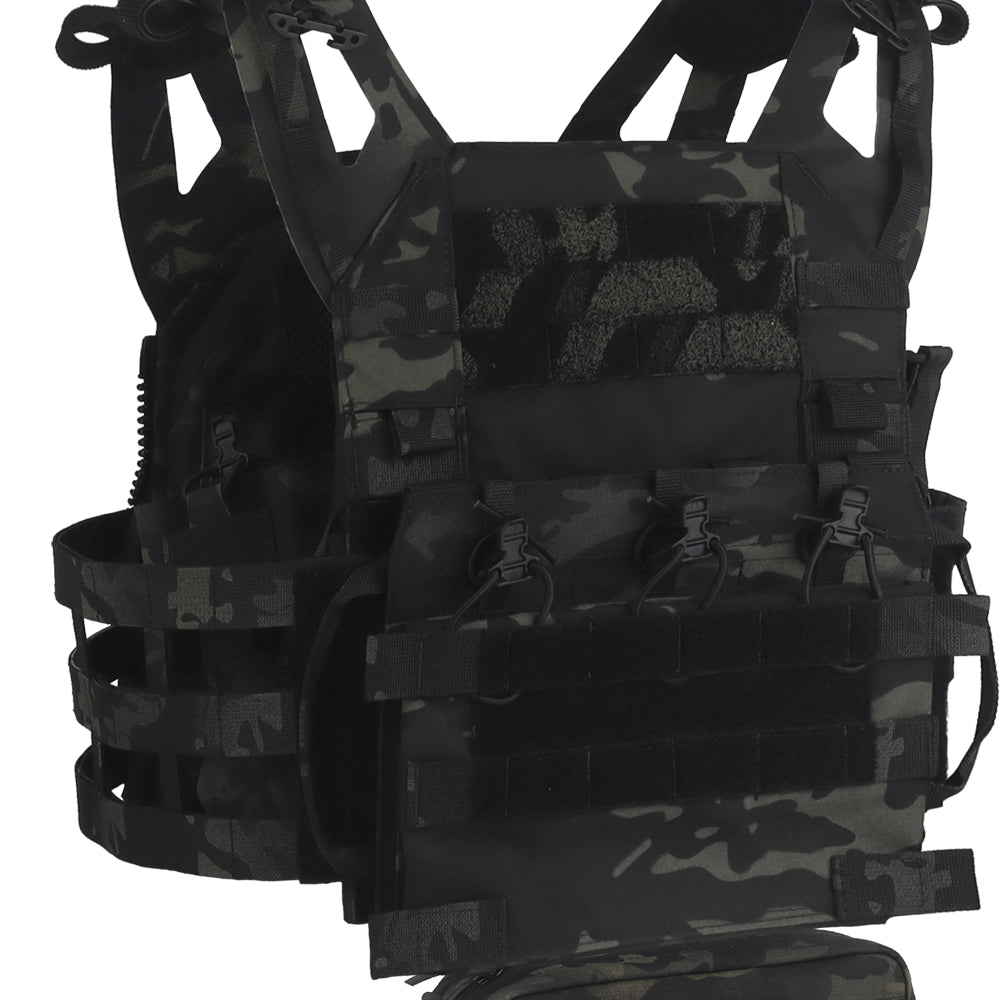 Plate Carrier Vest Wosport VE-106 Multicam Black