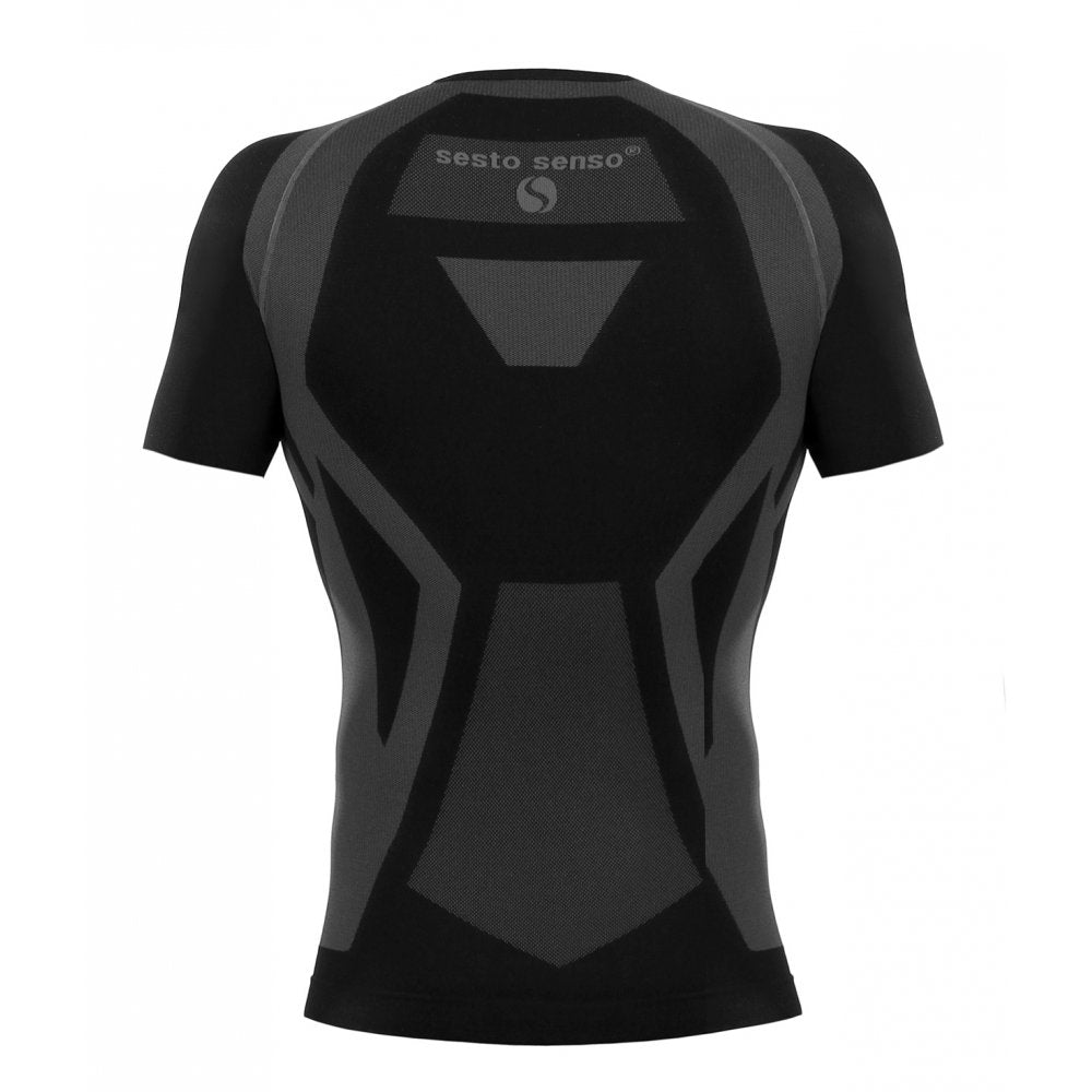 Sesto Senso Thermo Active CL15 short sleeve T-shirt Grey-Black