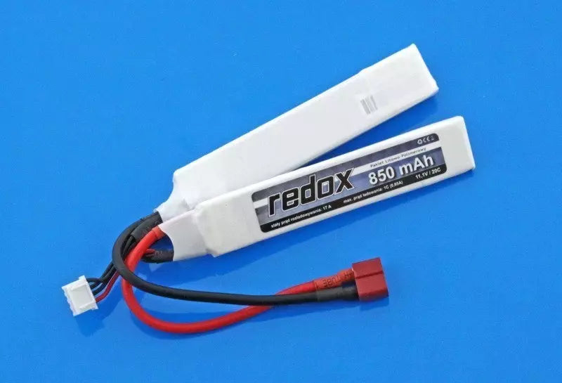 Redox LiPo 850 mAh 11.1V 20C battery (separated)