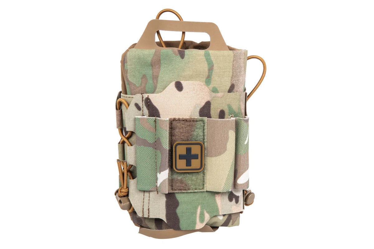 Tactical first aid kit with Molle panel Wosport Multicam