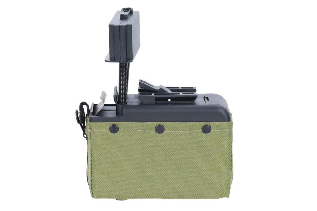 Box type magazine 1500 BBs Specna Arms x AIK for M249 Ranger Green