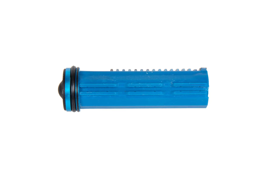 Piston with a silenced double-sealed head - 15 steel teeth