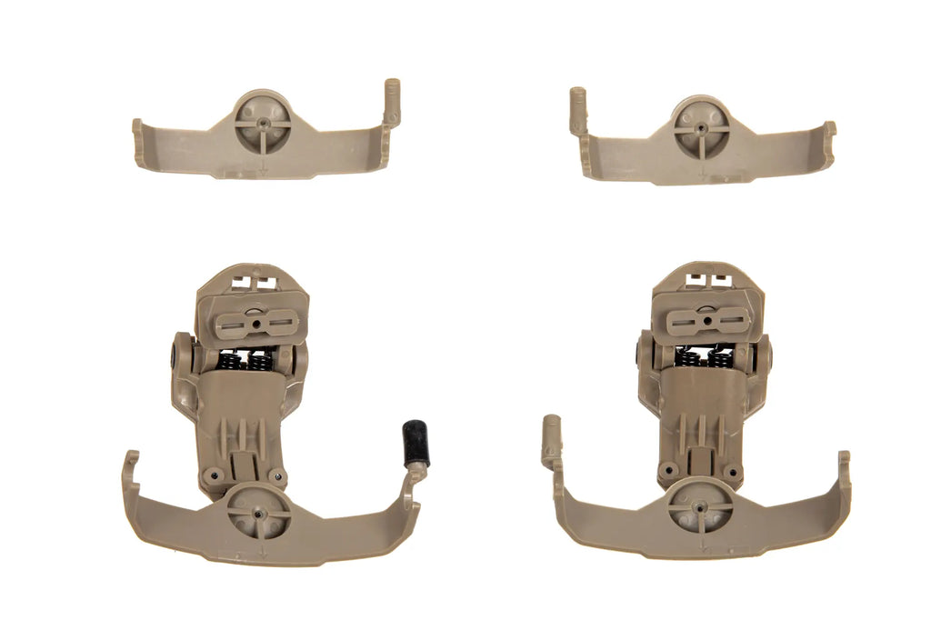 Comtac headphone adapter for Team Wendy rails (AMP type) - Dark Earth