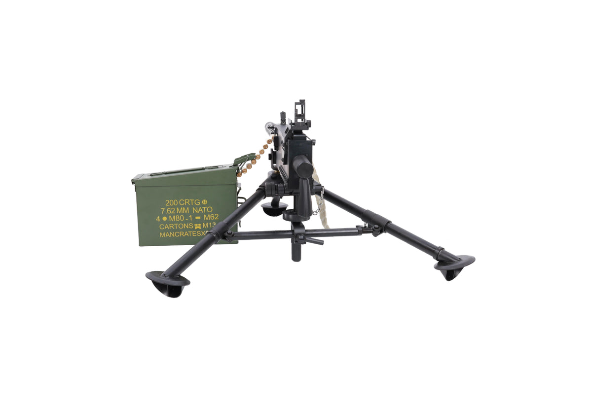 AIK M1919A4 ASG machine gun with M122 tripod