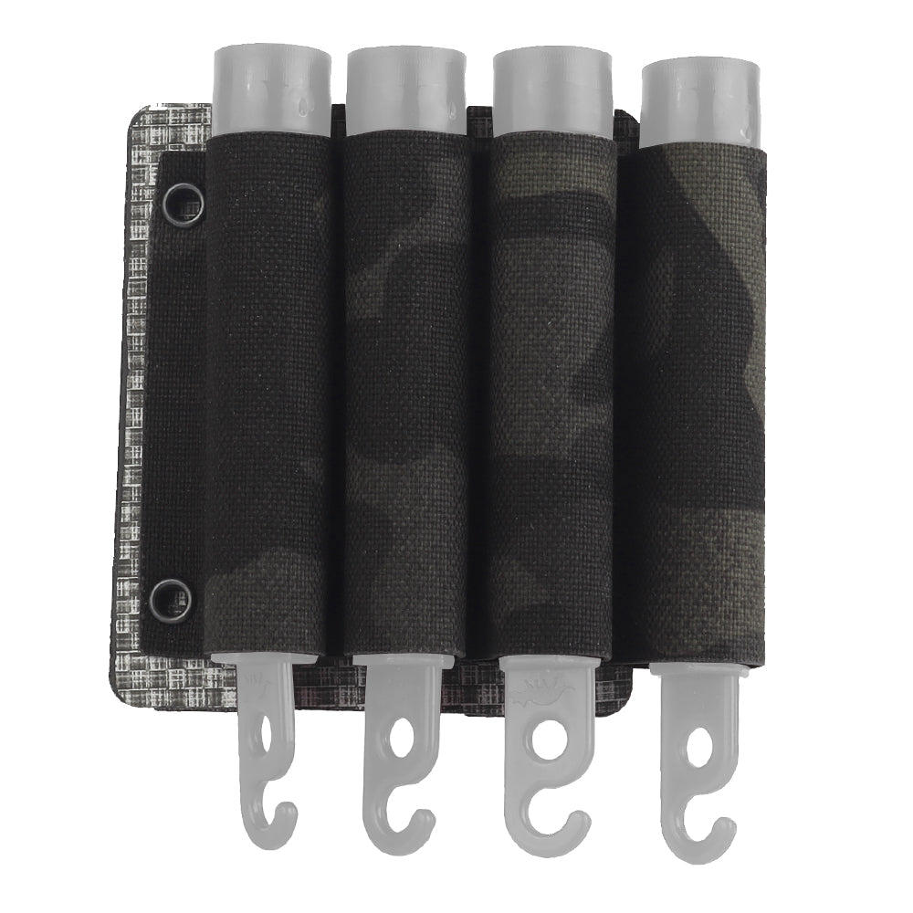Wosport Glow Stick Storage Pouch Multicam Black