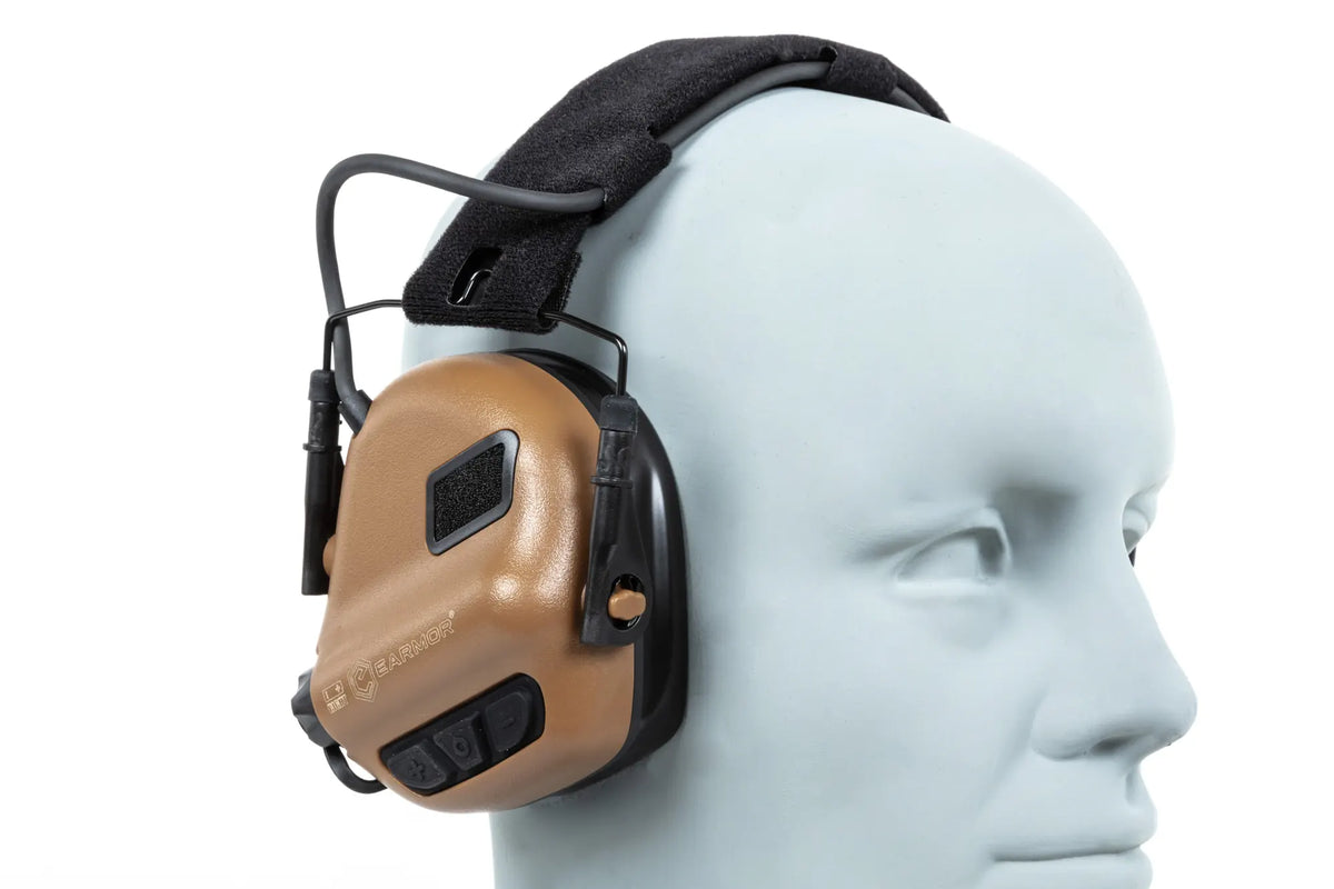 Aktywne ochronniki słuchu Earmor M31 Plus Coyote Brown