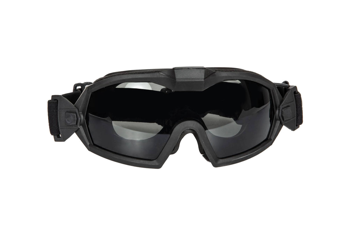 Tactical Goggles with Fan - Black