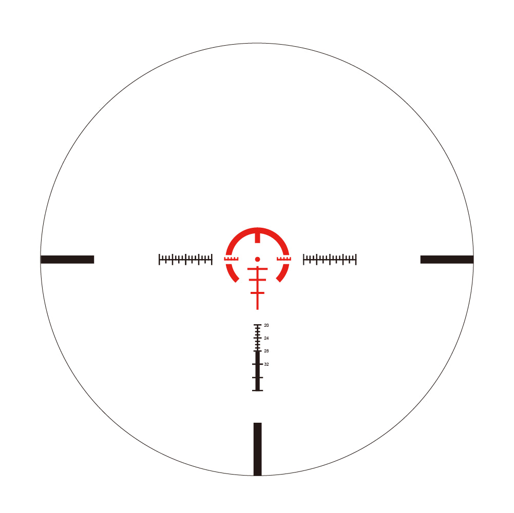 REDWIN Blackbeast 1-10x24 IR SFP rifle scope