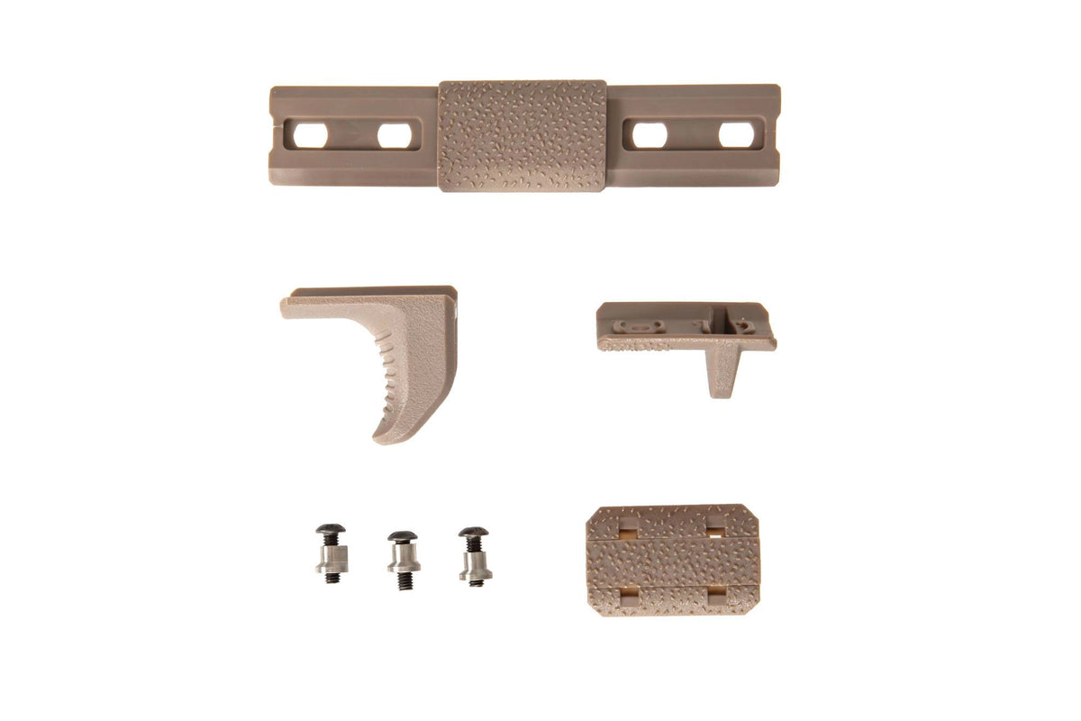 Modular Hand Stop Kit for KeyMod Rail - Tan