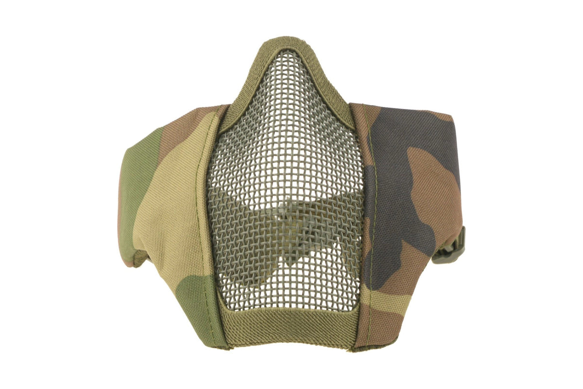 Stalker Evo mask with FAST helmet mount - Woodland