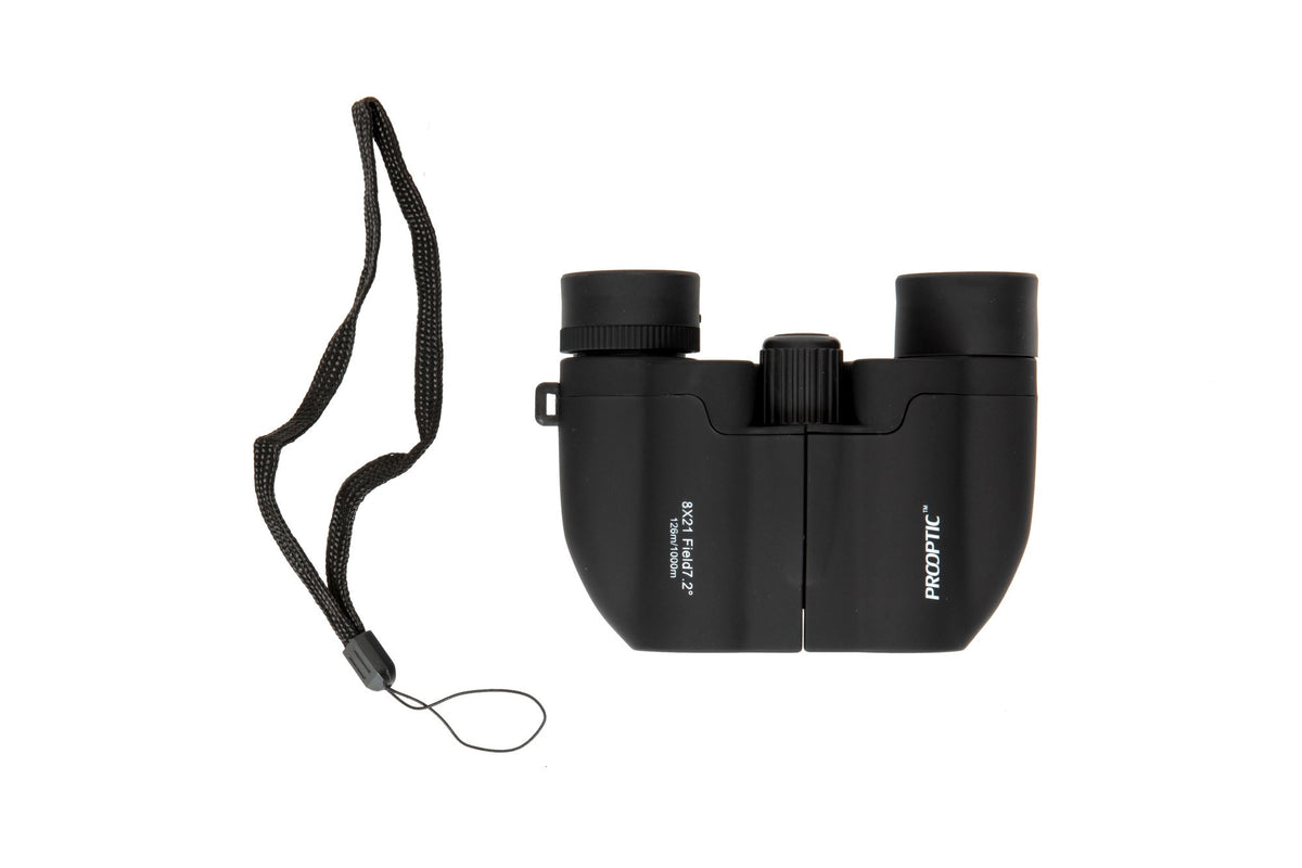 PROOPTIC 8x21 Binoculars – Black