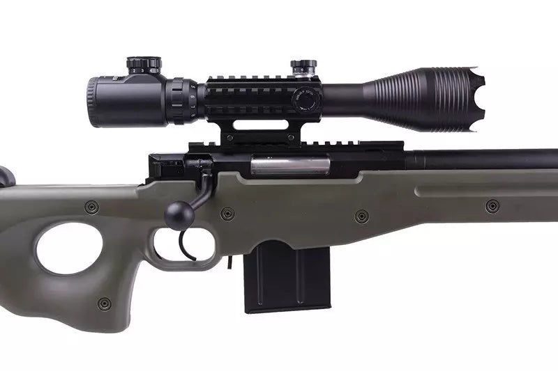 4402D  sniper rifle replica (with scope and bipod) - olive