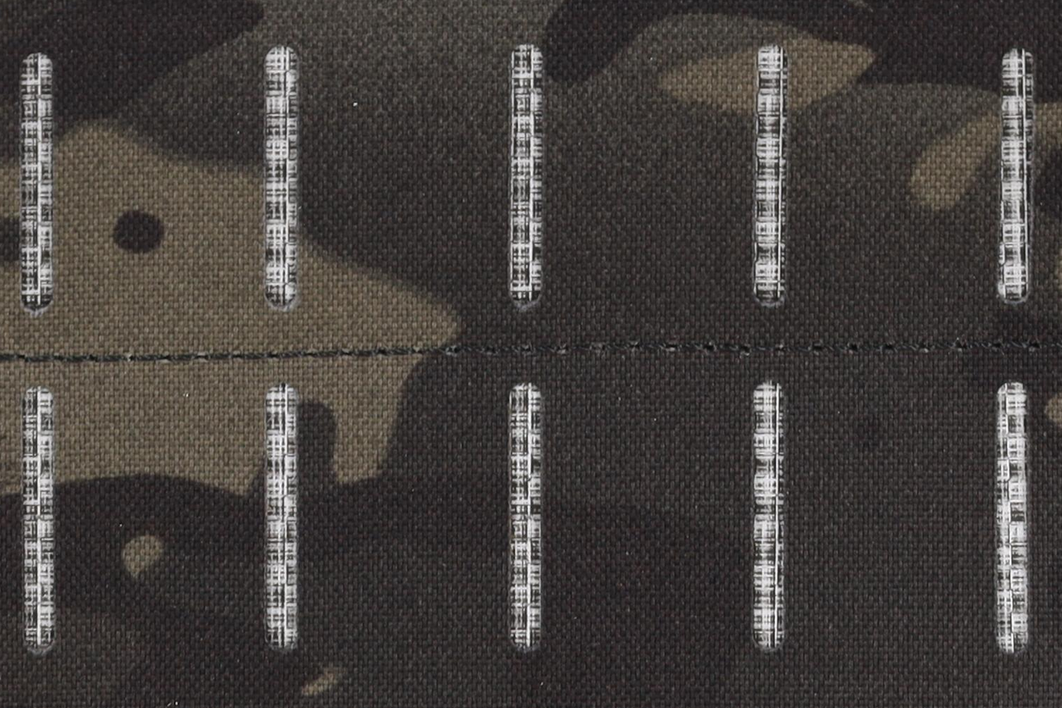 Molle panel for additional accessories Wosport MB-ACC-02 Multicam Black