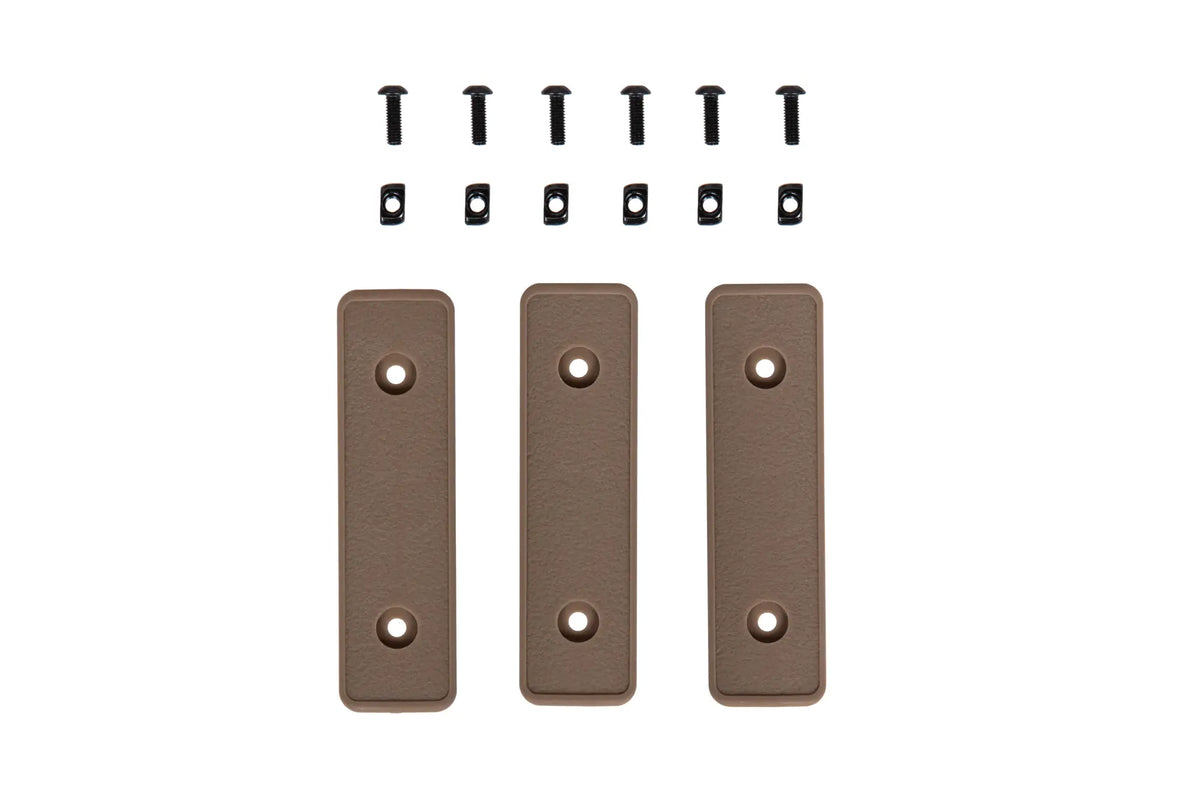 KeyMod & M-LOK Dark Earth rail protection panels