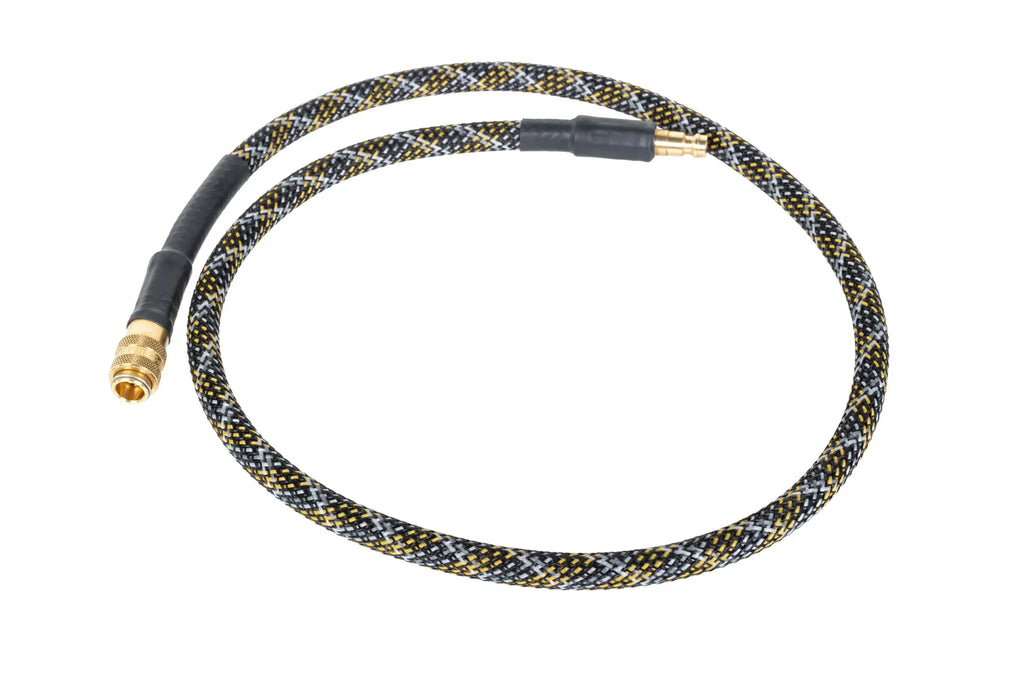 HPA hose Mancraft 36" Flex Line QD EU Wide Bore Yellow