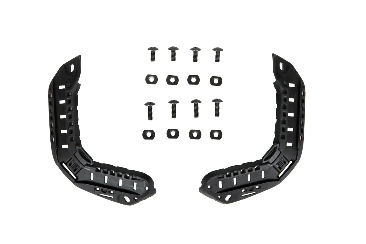 Rails set for Super High Cut helmet - Black