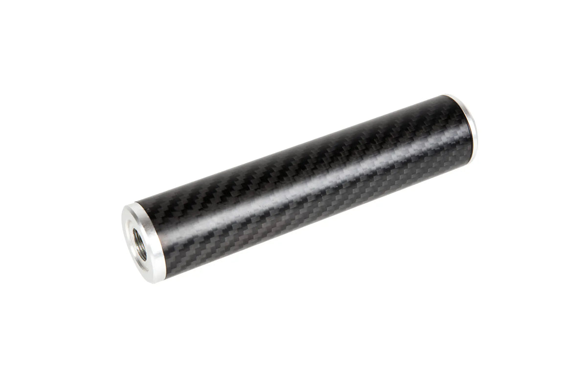 Carbon Silencer 30x150mm - Silver