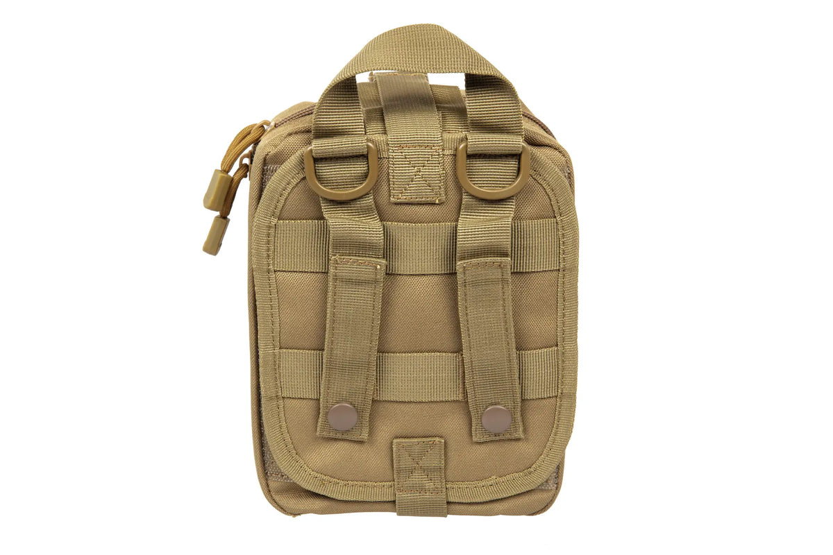 Apteczka zrywana Molle z naszywką Medyk GFC Tactical Tan