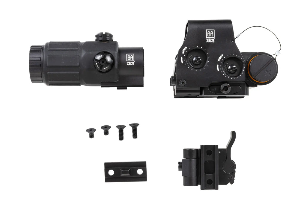 Specna Arms CORE™ magnifier QD scope + Holo V2 Red Dot Sight red dot sight kit