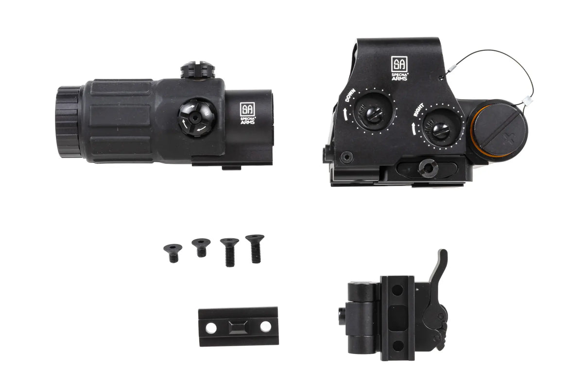 Specna Arms CORE™ magnifier QD scope + Holo V2 Red Dot Sight red dot sight kit