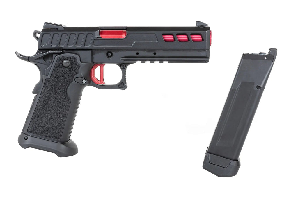 airsoft ICS Hi-Capa ACME Green Gas Pistol