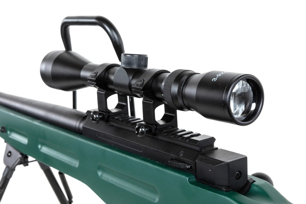 Snow Wolf SW-98 airsoft sniper rifle with scope and bipod