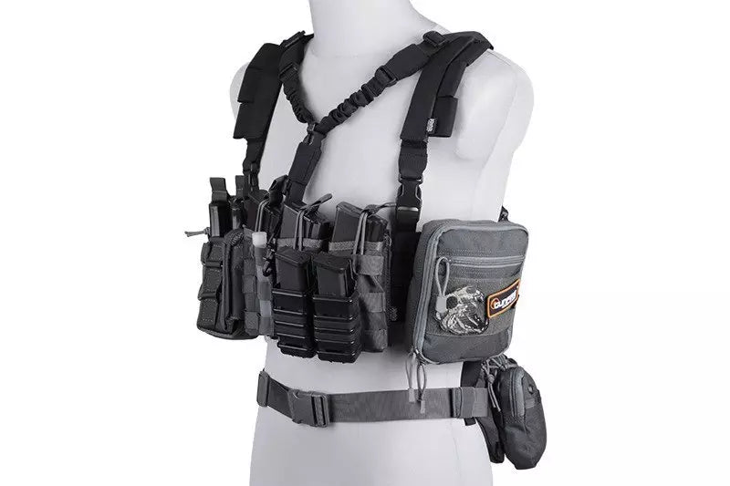 Double Open I Pouch for AK/M4/G36 Magazines - Black