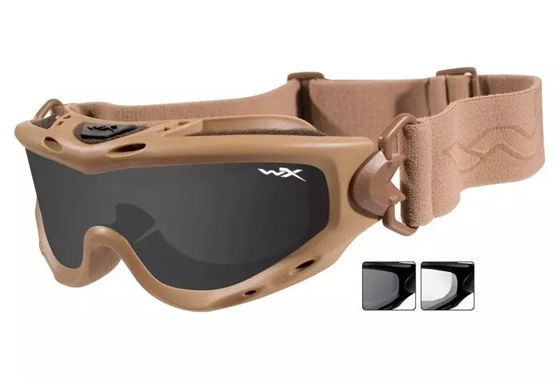 Wiley X® SPEAR goggles Smoke/Clear