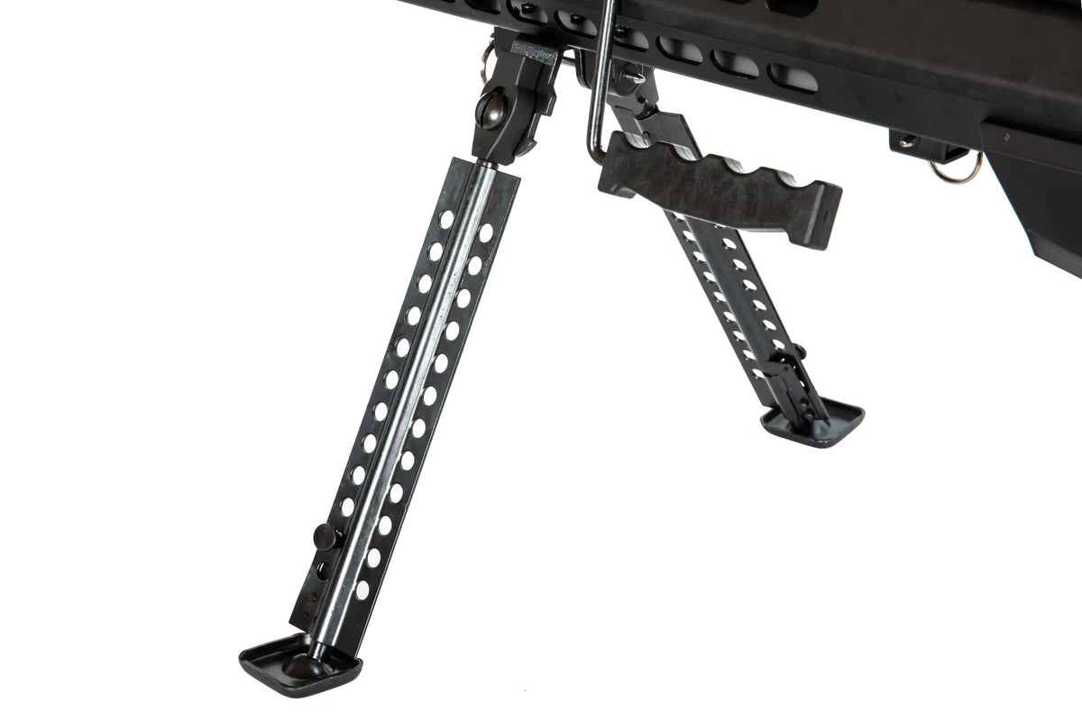Rifle replica barret® M82 Selector Rifle with scope and bipod - black