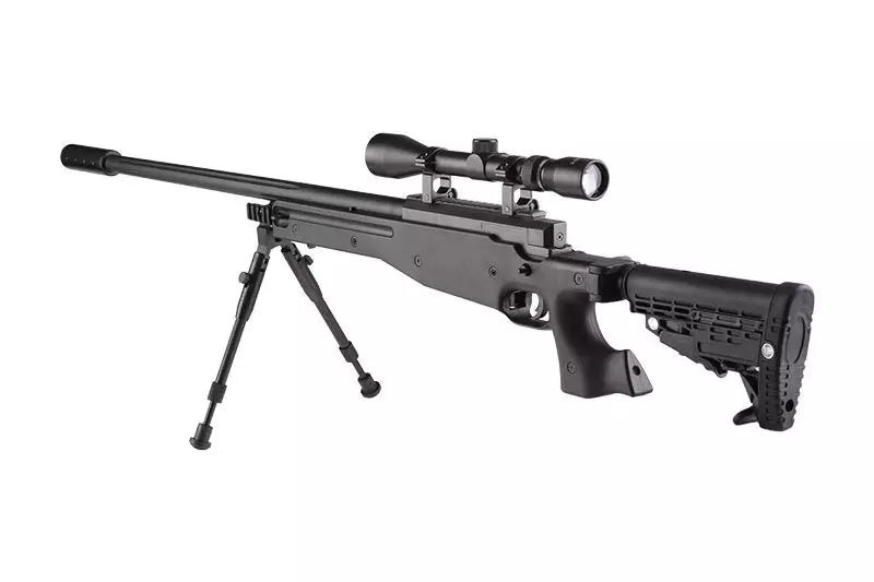 MB14D sniper rifle replica - with scope and bipod