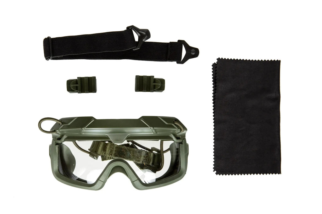 Tactical goggles 2 in 1 - Olive