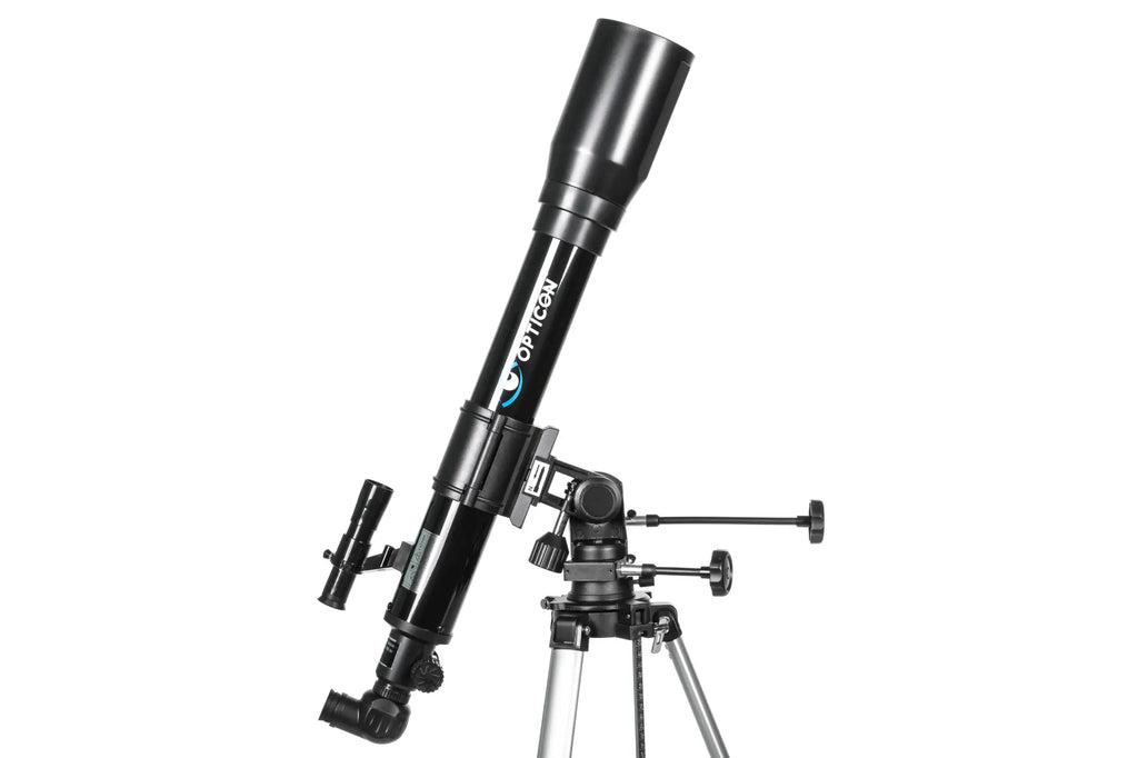 OPTICON Sky Navigator 70F700EQ telescope with carrying case and phone holder