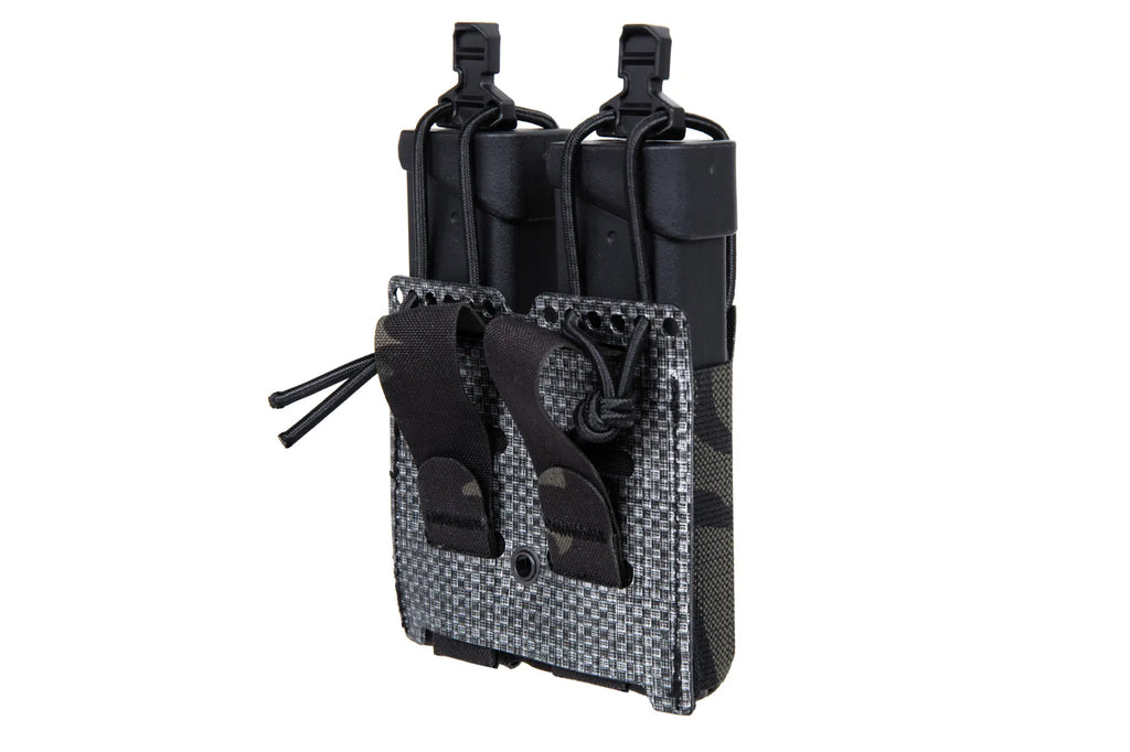 Primal Gear Multicam Black flexible double pistol pouch
