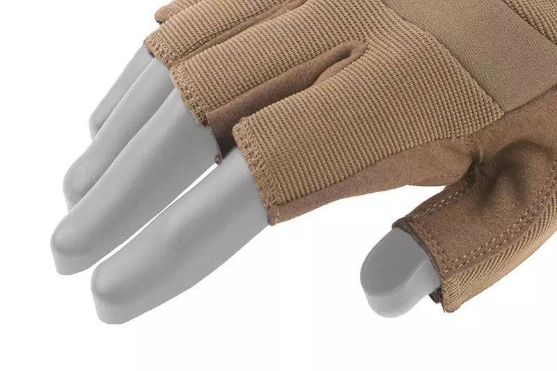 Armored Claw Shooter Cut Tactical Gloves - Tan