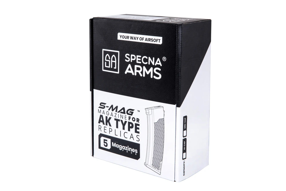 Set of 5 Mid-Cap S-Mag magazines for J-series 175 BBs Plum