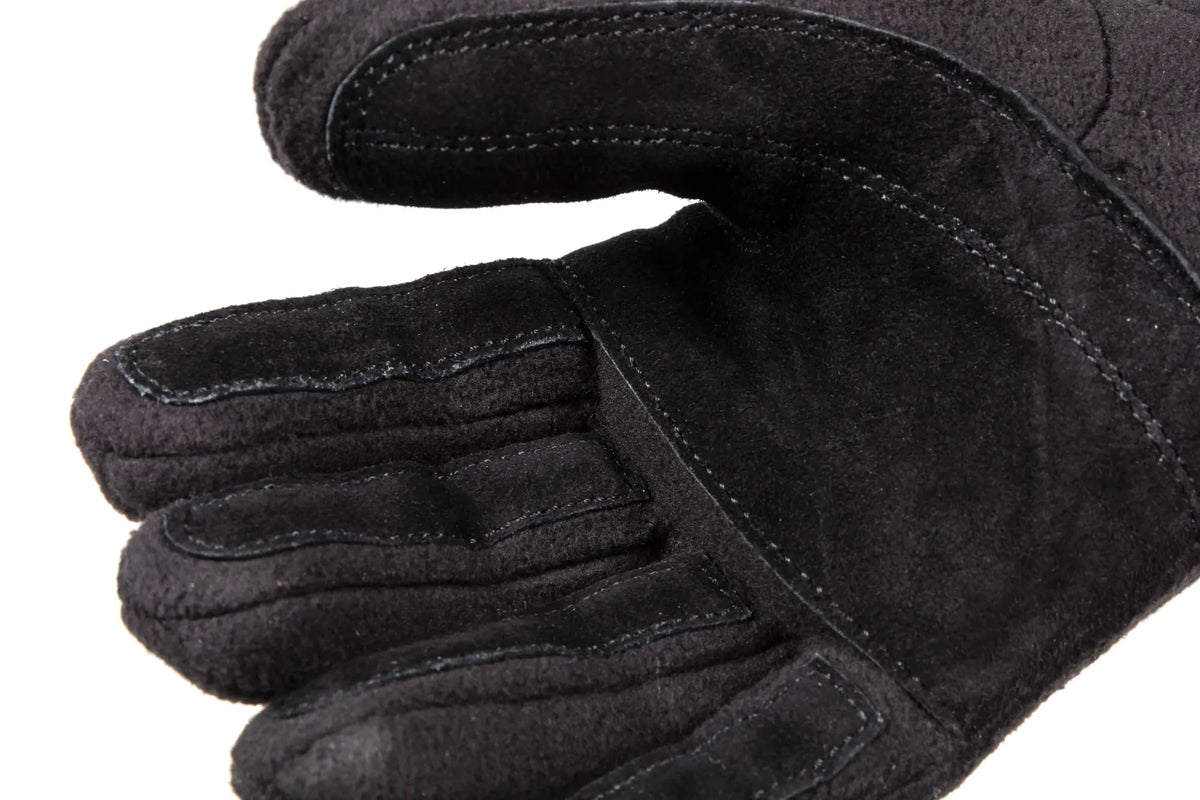 Texar fleece gloves with membrane Black
