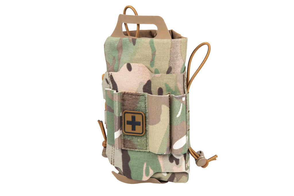 Tactical first aid kit with Molle panel Wosport Multicam