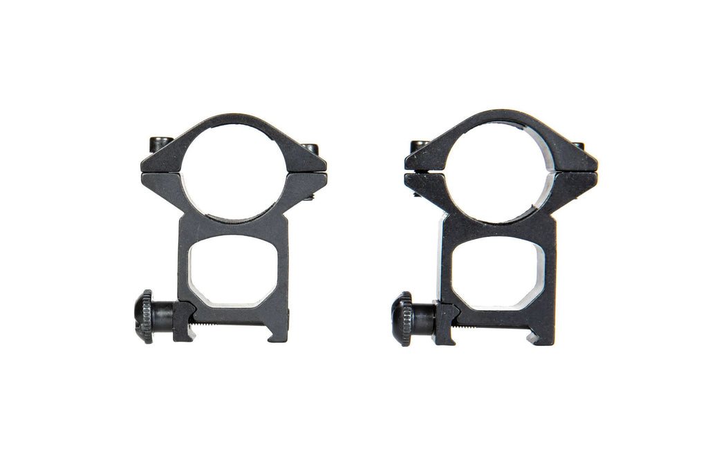 Two-part optics mount for RIS rail (high)