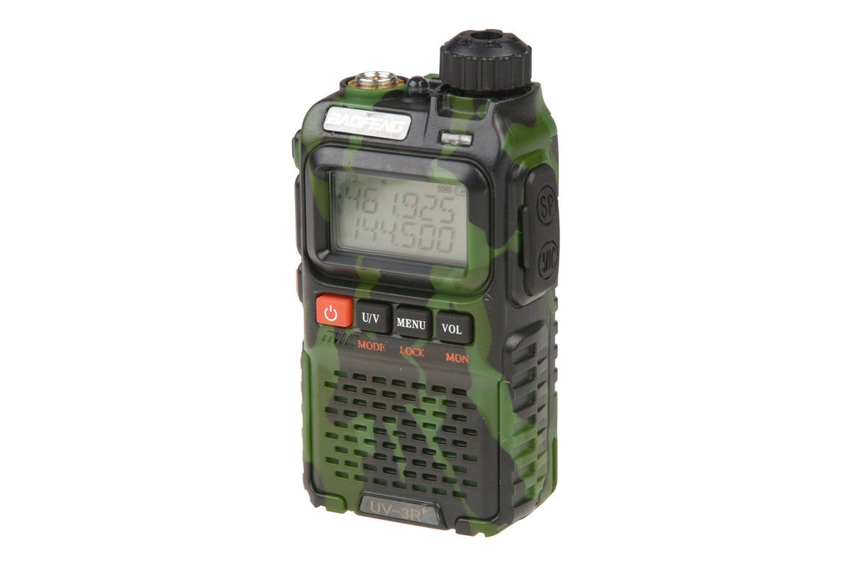 Manual Dual Band Baofeng UV-3R+ Radio - (VHF/UHF) 2W - Camo