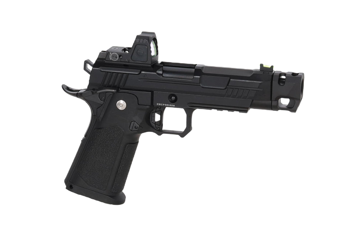 Arcturus Hi-Capa Vanguard 4.3" GBB Pistol (Optics Ready/Collimator ARS-1/Compensator) - Black