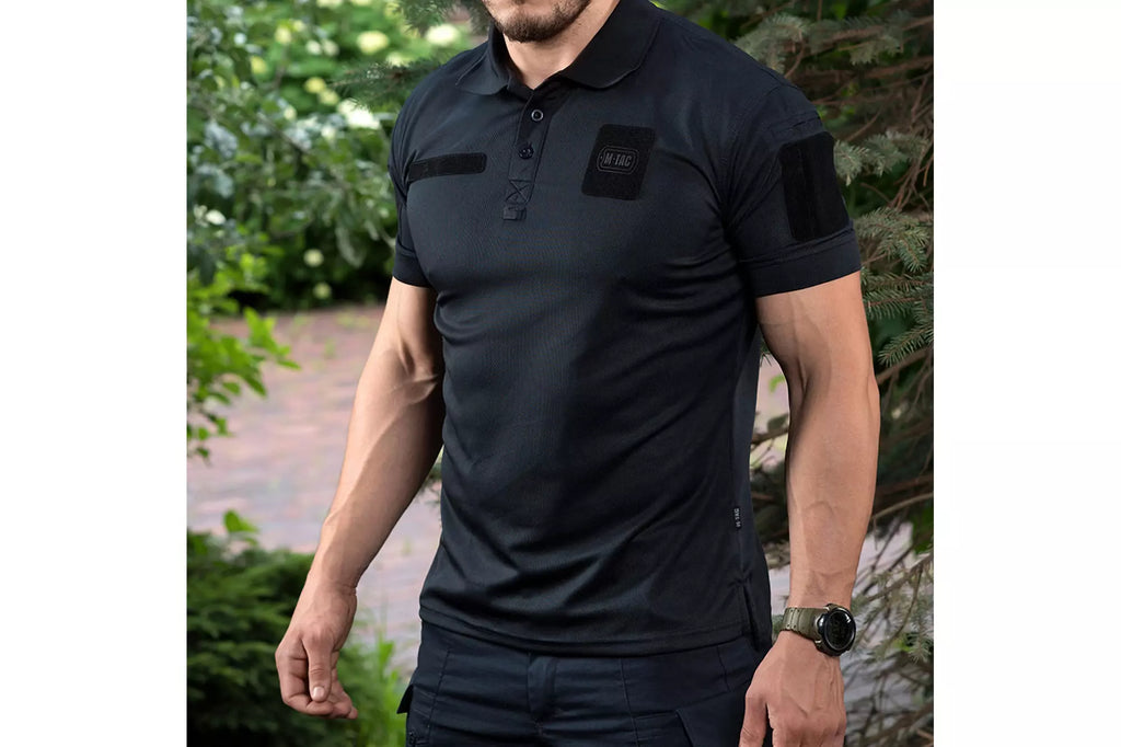 Elite Tactical Coolmax Polo Shirt XS - Dark Navy Blue