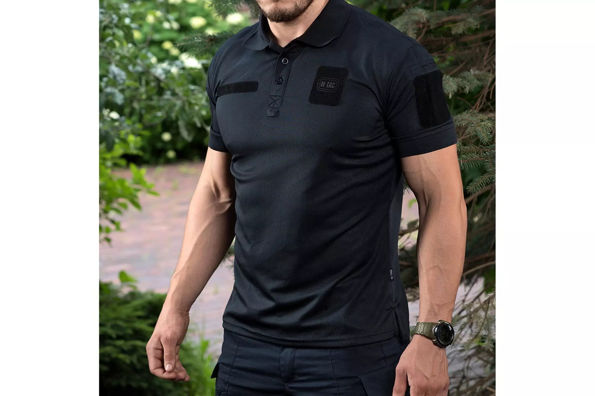 Elite Tactical Coolmax Polo Shirt XS - Dark Navy Blue